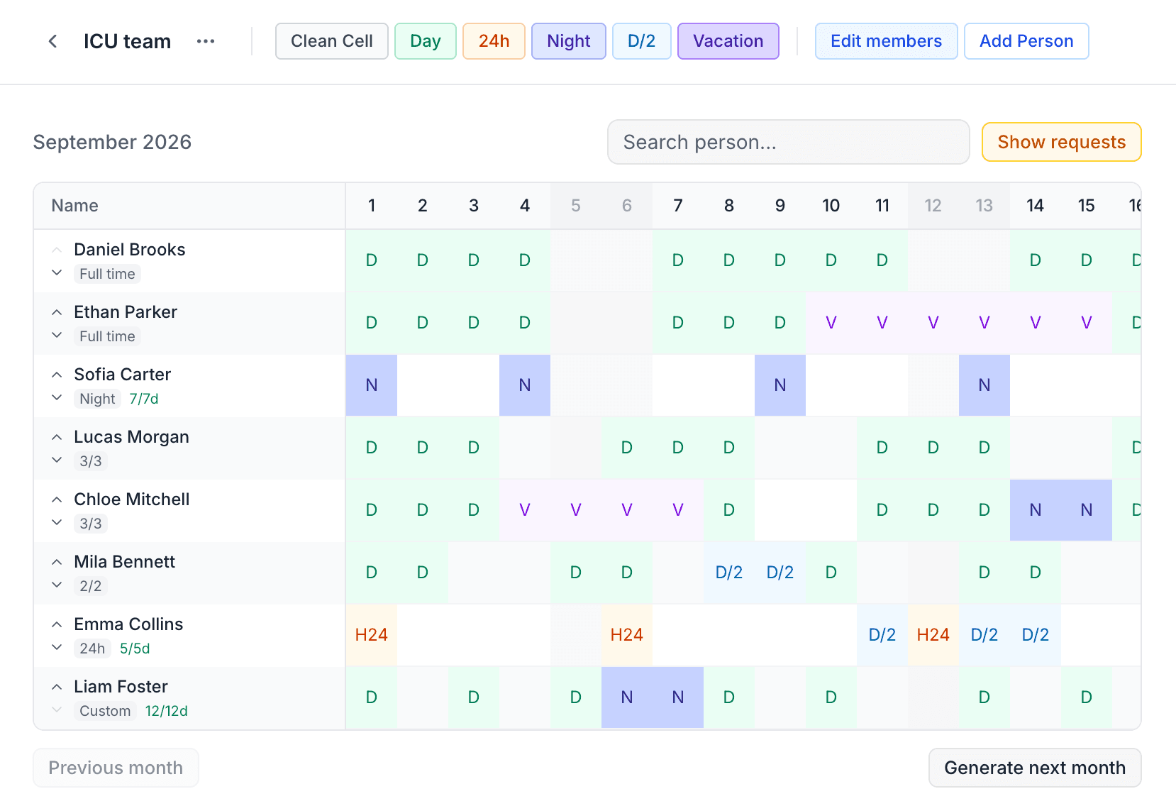 Ondu schedule preview